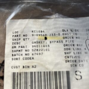 Genuine GM Thermostat Bypass Pipe Seal 94011603 (sold Individually)