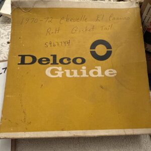 Genuine Gm 70-72 Chevelle RH Tail Light Gasket 5962744 Nos OEM