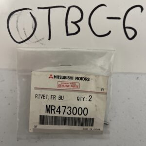 Genuine Mitsubishi 2002-2019 Lancer Bumper Cover Rivet MR473000 Set Of 2