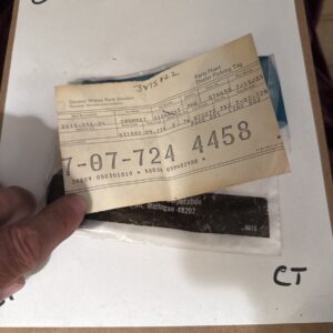 Gm Grommet 01246240 1246240 Nos OEM.