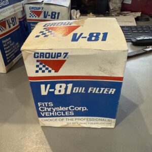 Group 7 V81 Engine Oil Filter