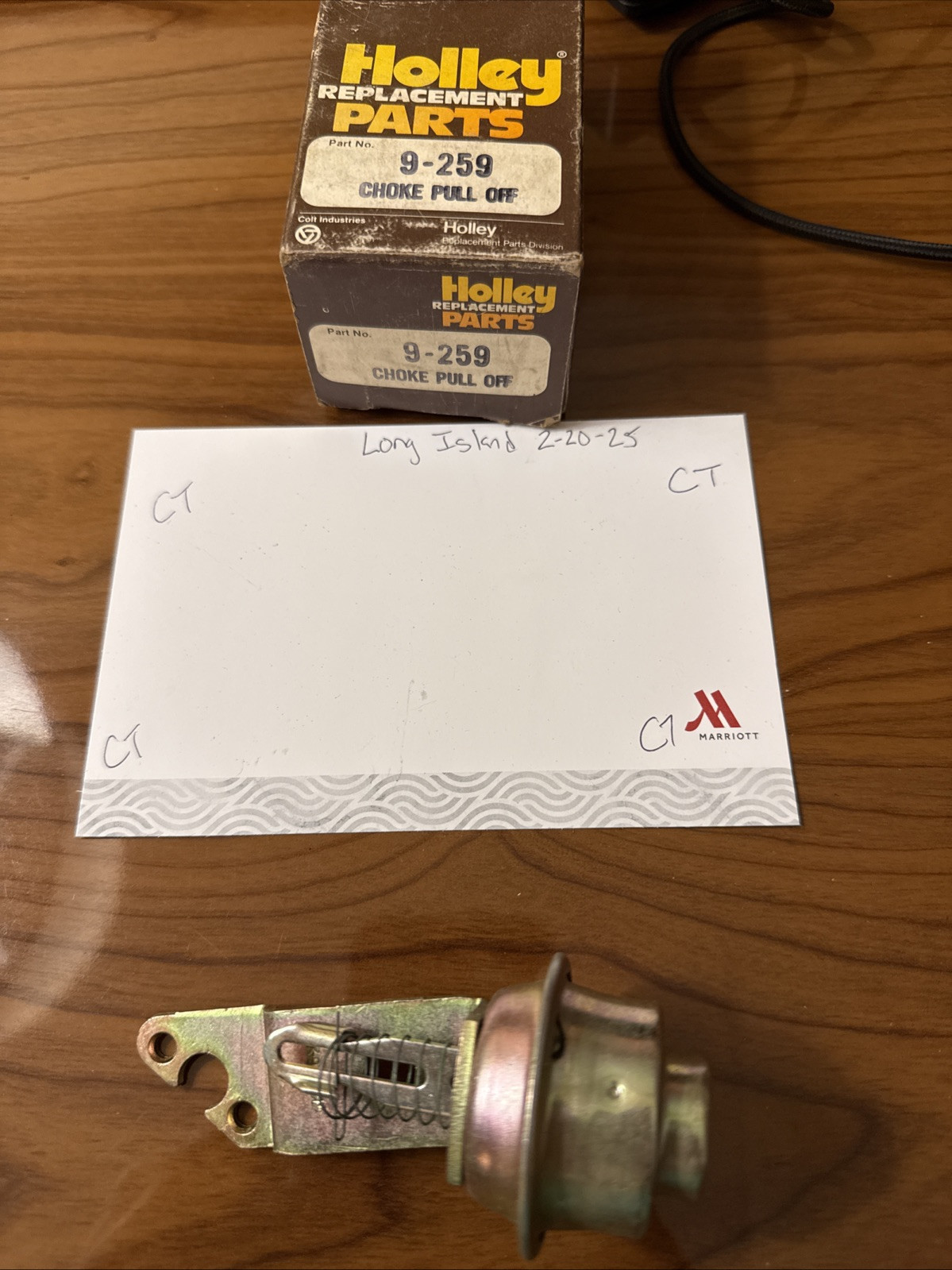 Holley Choke Pull Off 9-259 Nos - Image 3