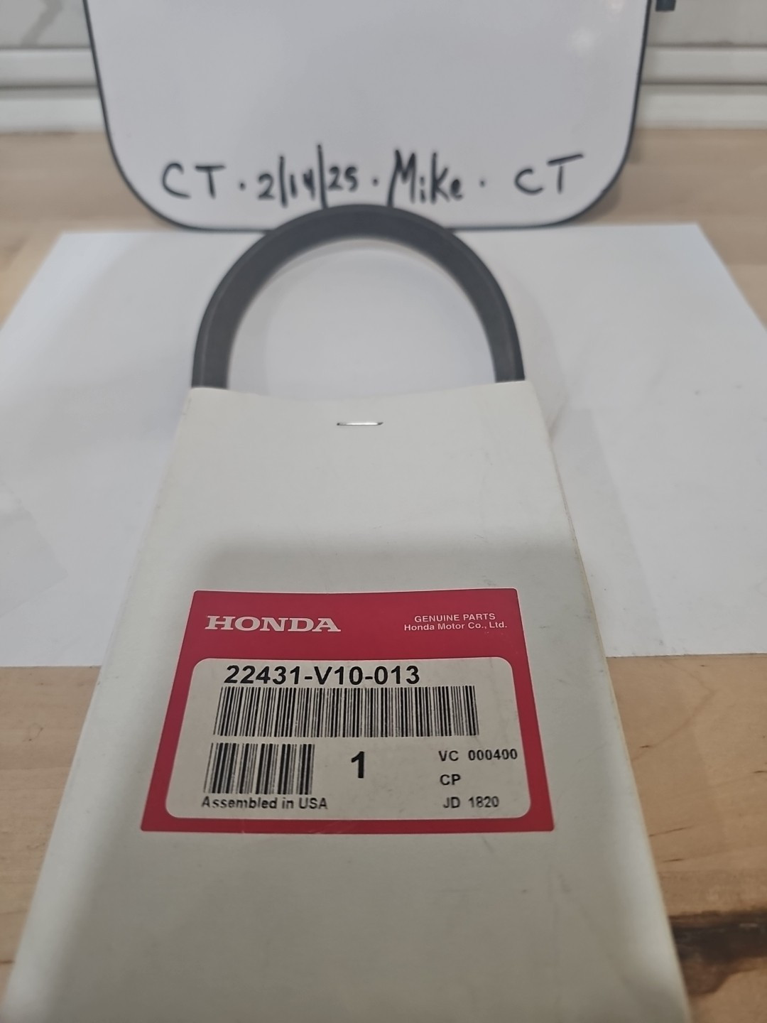 Honda 22431-V10-013 Ribbed Drive Belt HS520 HS520K1 HS720 Snowblowers - Image 3