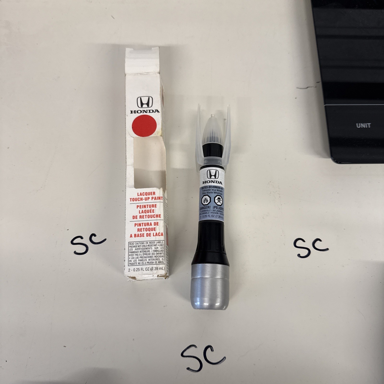 Honda Genuine 08703-B549MAH-A1 Touch-Up Paint Pen (.44 fl oz, Paint Code: B549M) - Image 3