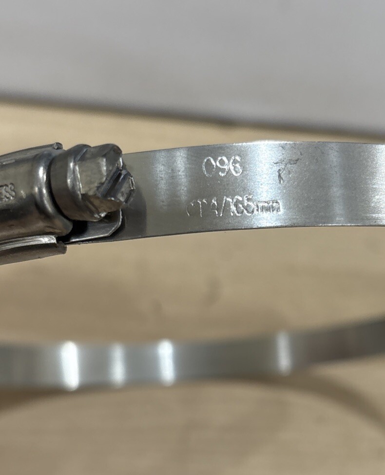 Hose Clamp SAE #96 All 300 Stainless Steel 114/165mm - Image 4