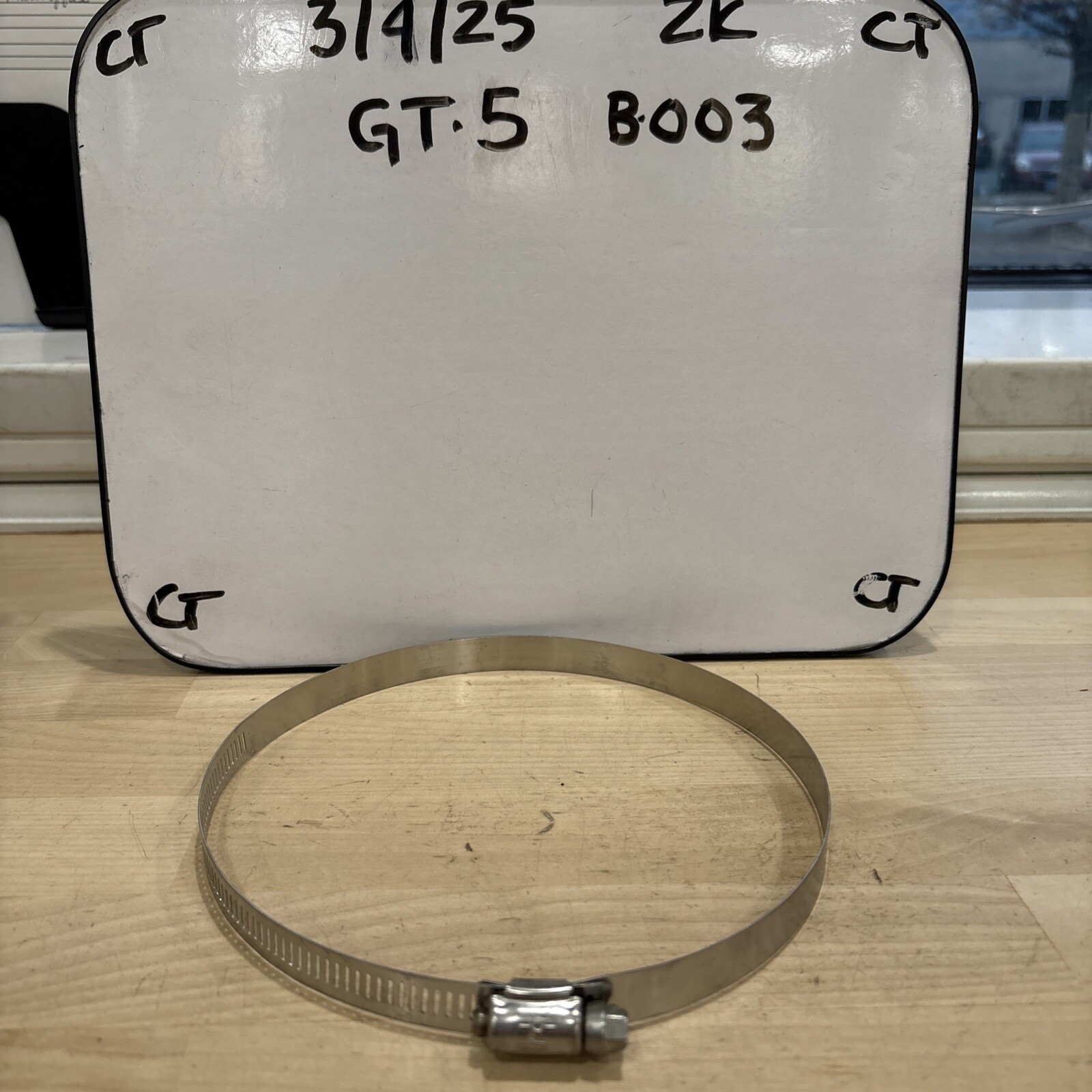 Hose Clamp SAE #96 All 300 Stainless Steel 114/165mm