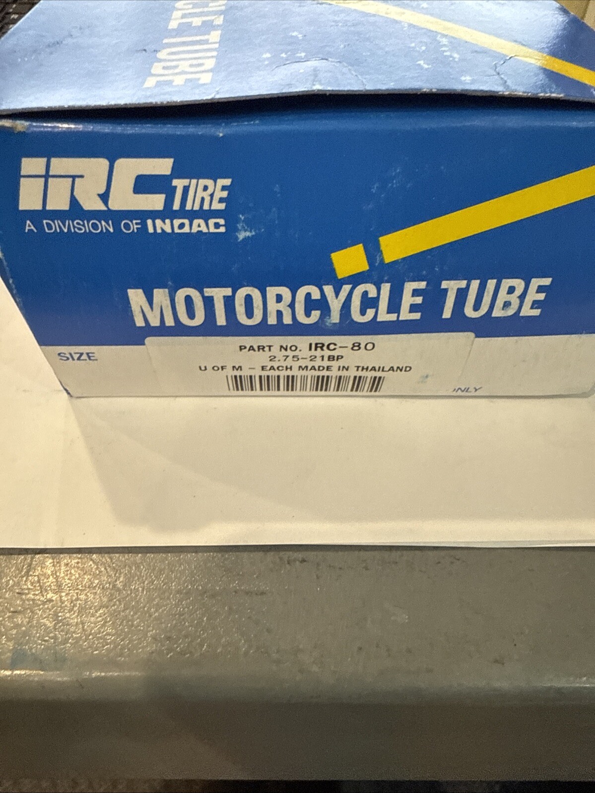IRC Tube 275/300,100/80,90/90-21 T20078