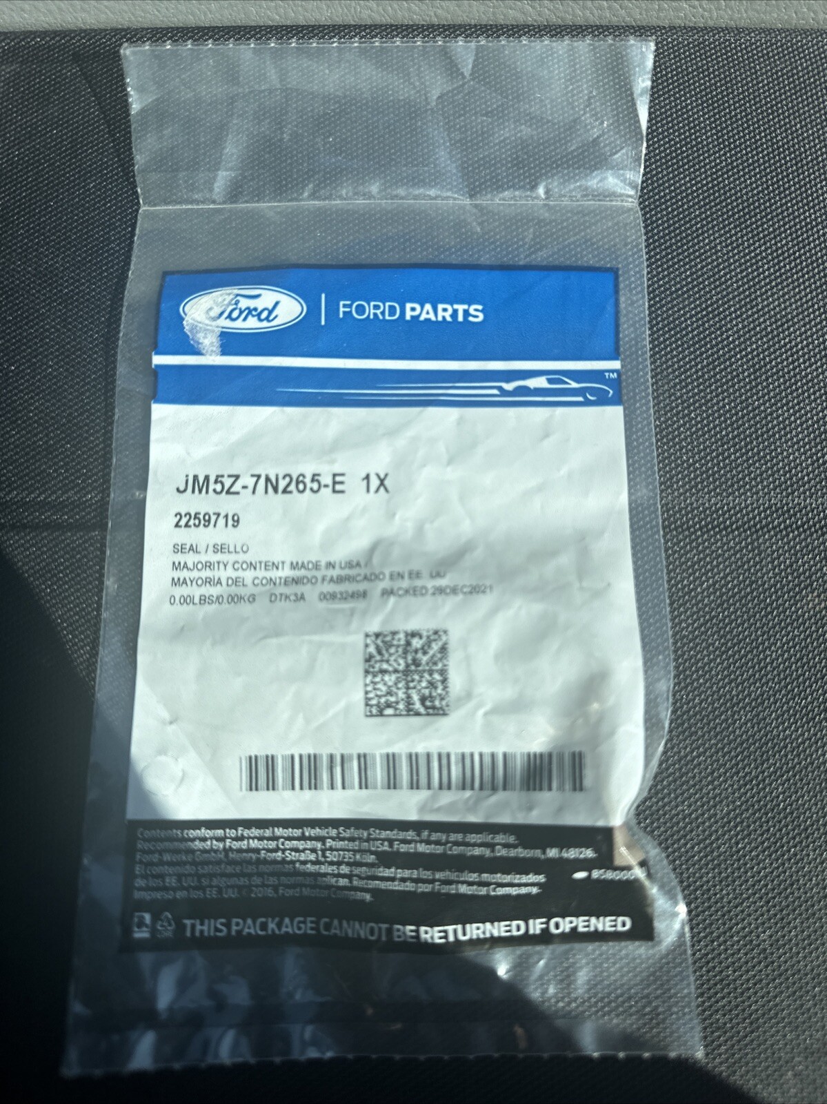 JM5Z7N265E - SEAL - Ford