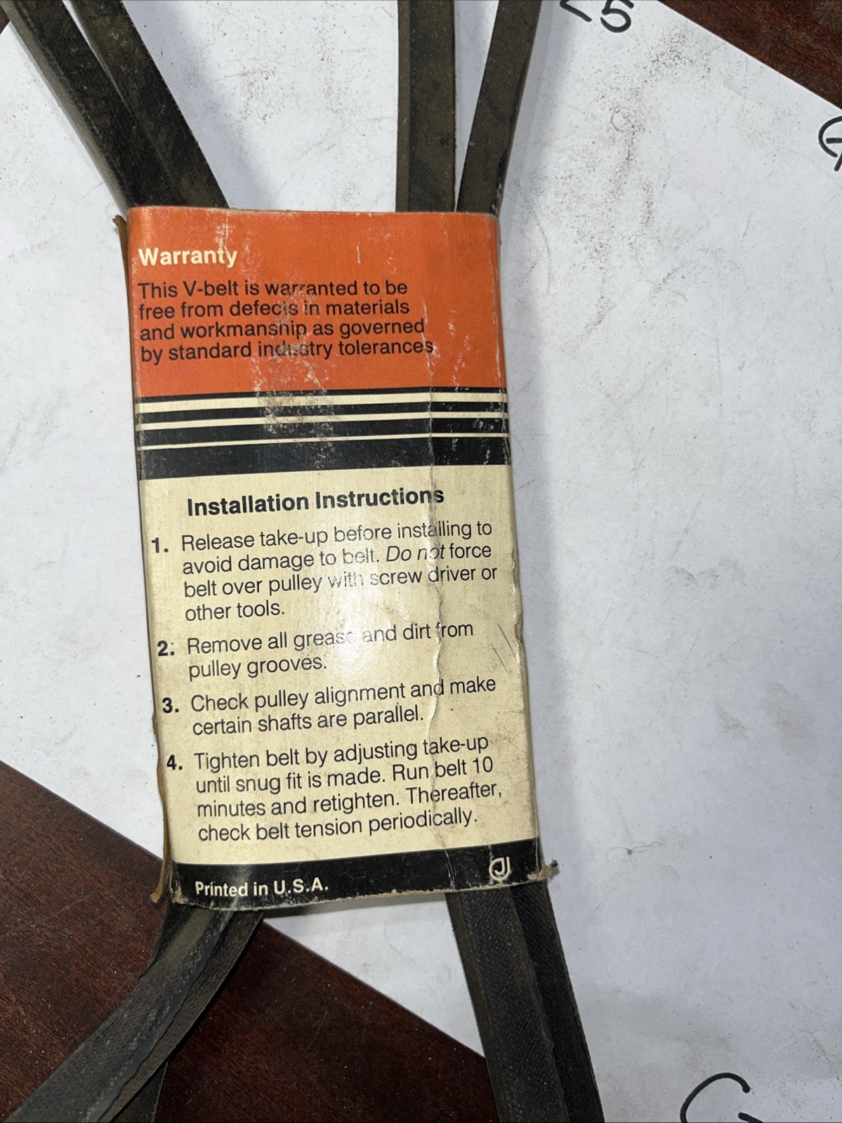 Jason V Belt 4L860 - Image 4