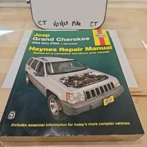 Jeep Grand Cherokee 1993 - 2004 All Models Haynes Repair Manual #50025