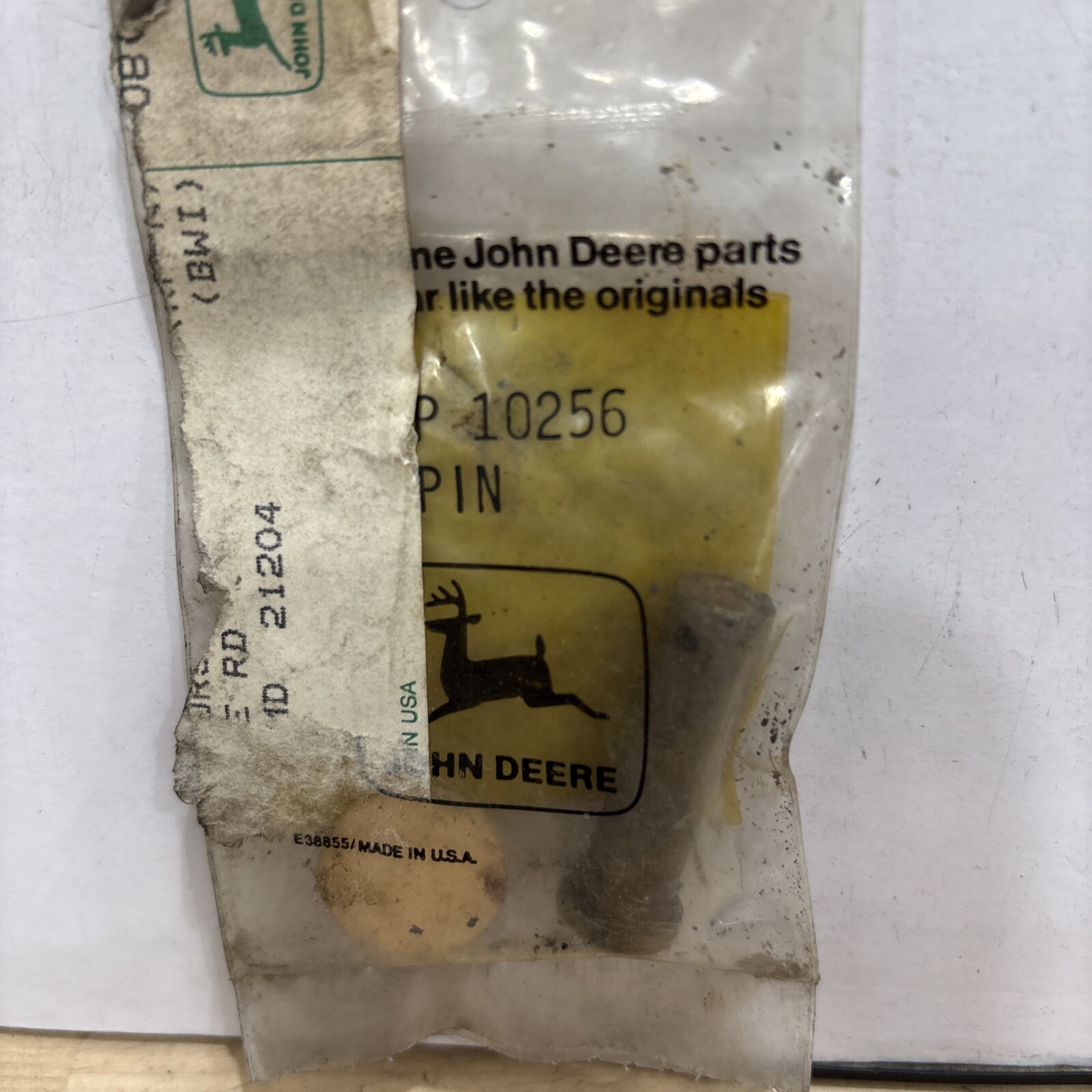 John Deere Clevis Head Pin Fastener P10256 (some Surface Rust) - Image 3