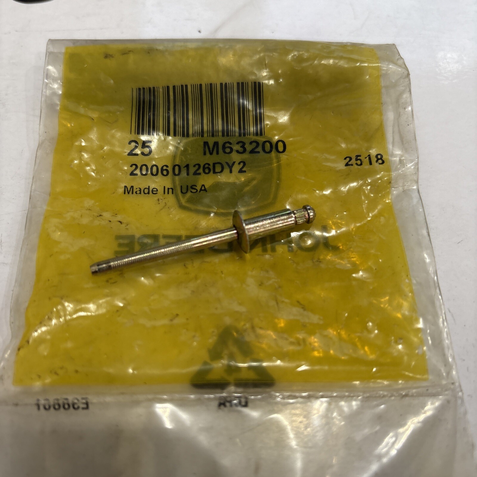 John Deere M63200 Dome Head Rivet - Image 3