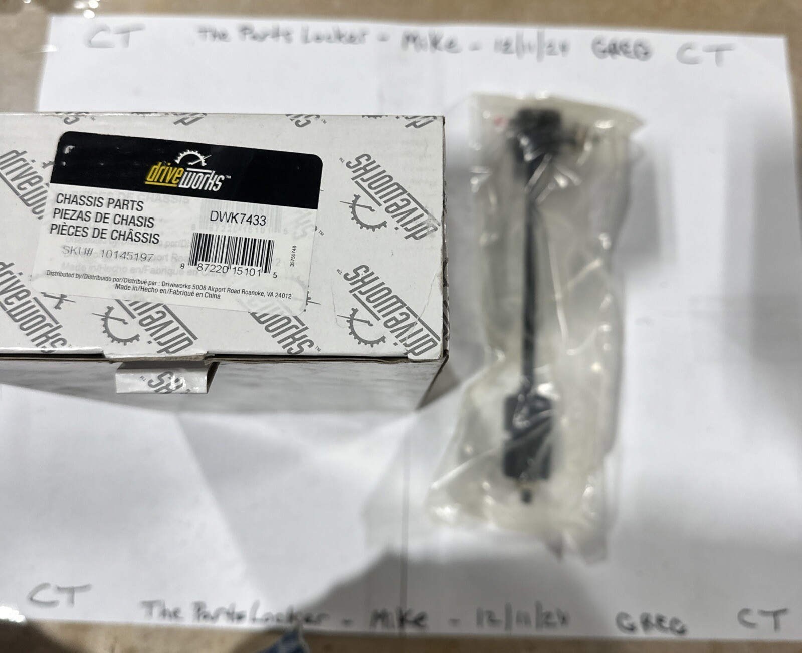 K7433 DriveWorks / Carquest Stabilizer Bar Link for REAR xref. QuickSteer K7433 - Image 3