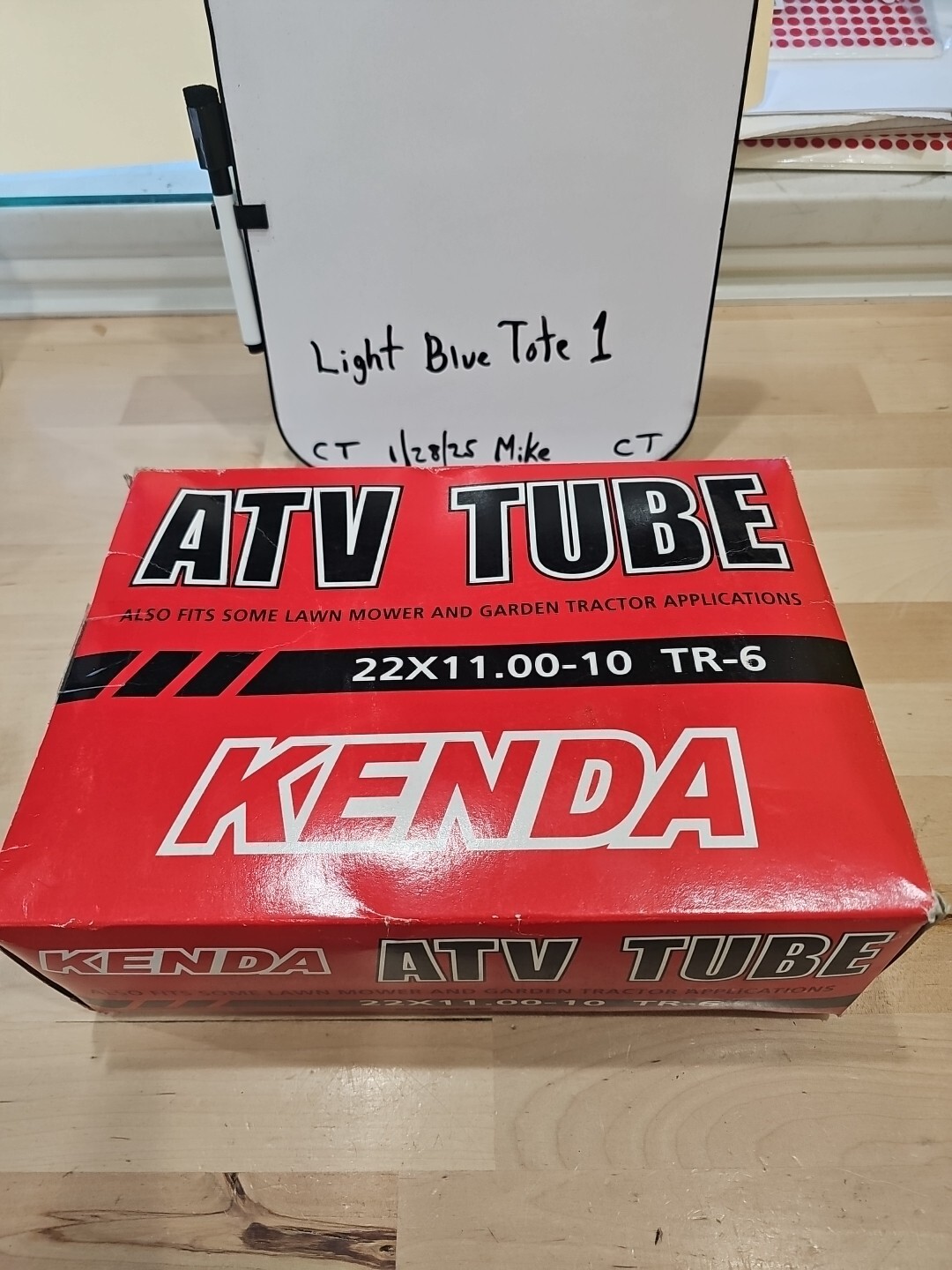 Kenda 11108420 Trailer Inner Tube - TR6 - 22x11x10