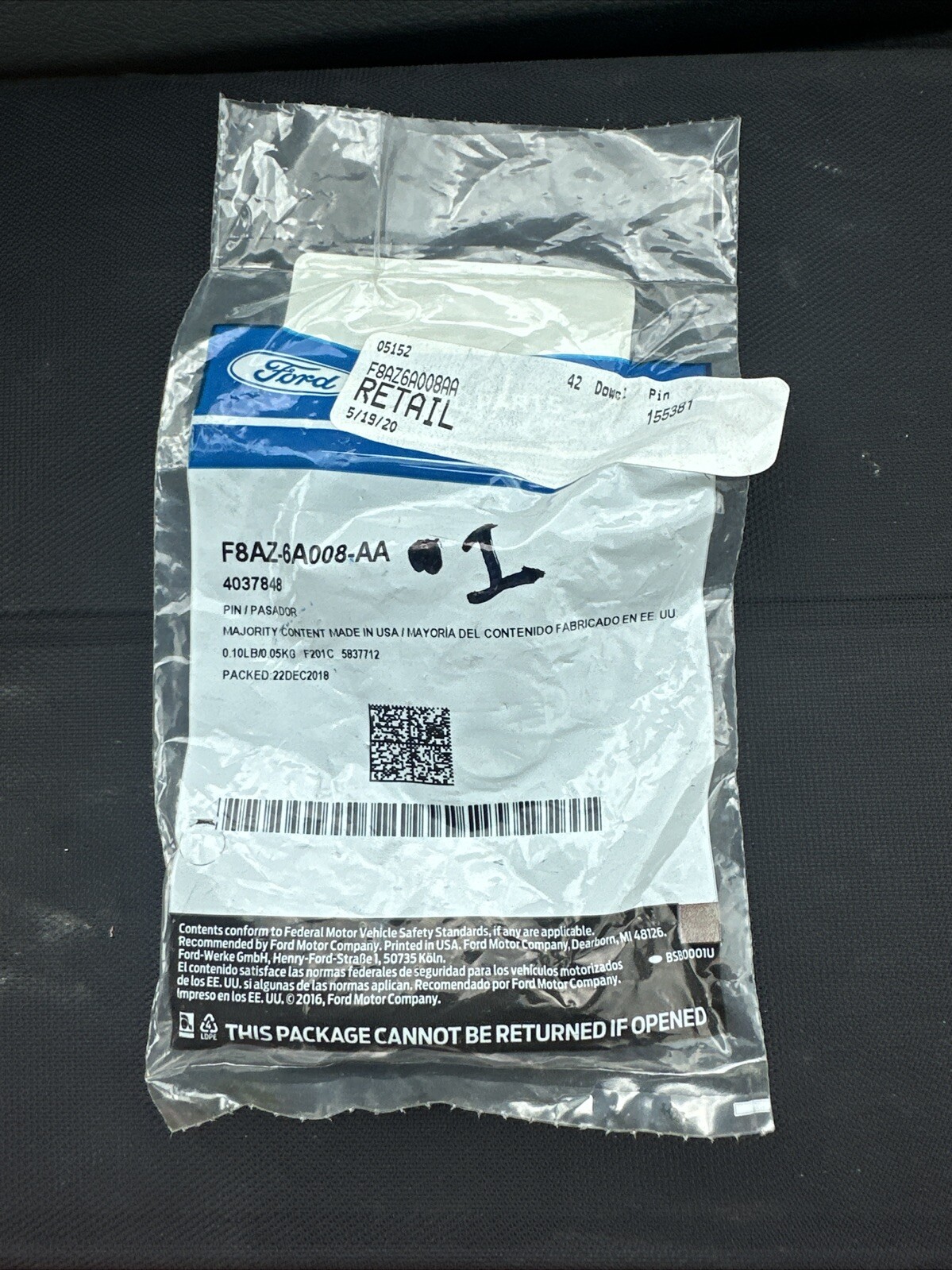 Lincoln FORD OEM 95-97 Continental Engine Parts-Heating Unit F8AZ6A008AA (1)