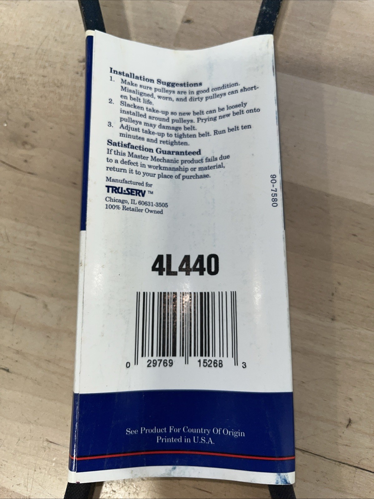 MASTER MECHANIC 4L440 V-BELT, 44" x1/2" 13 mmx x 1119 mm - Image 4