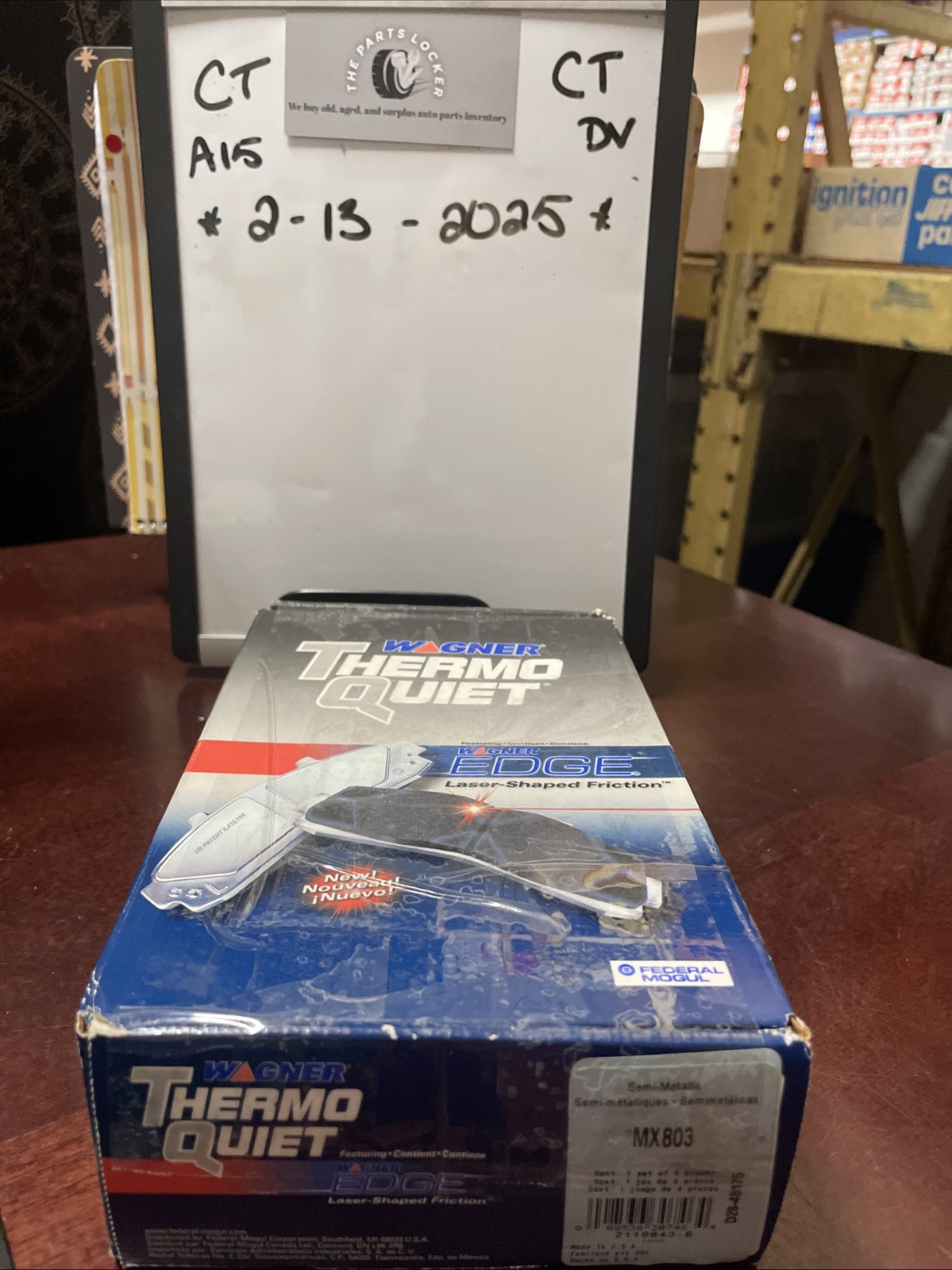 MX803 Wagner Thermo Quiet Disc Brake Pad Set Fits 99-03 Ford Windstar MX803