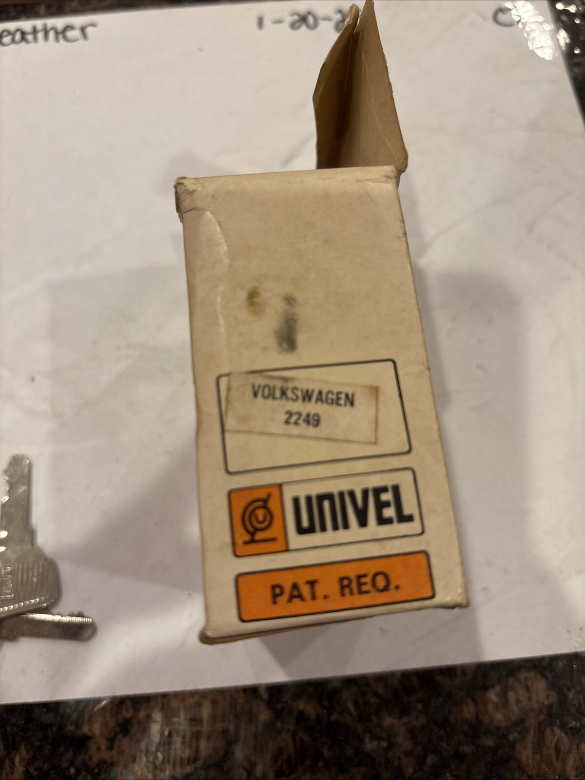 Metal Locking Gas Cap w/ Keys For Volkswagen 2249 Univel - Image 3