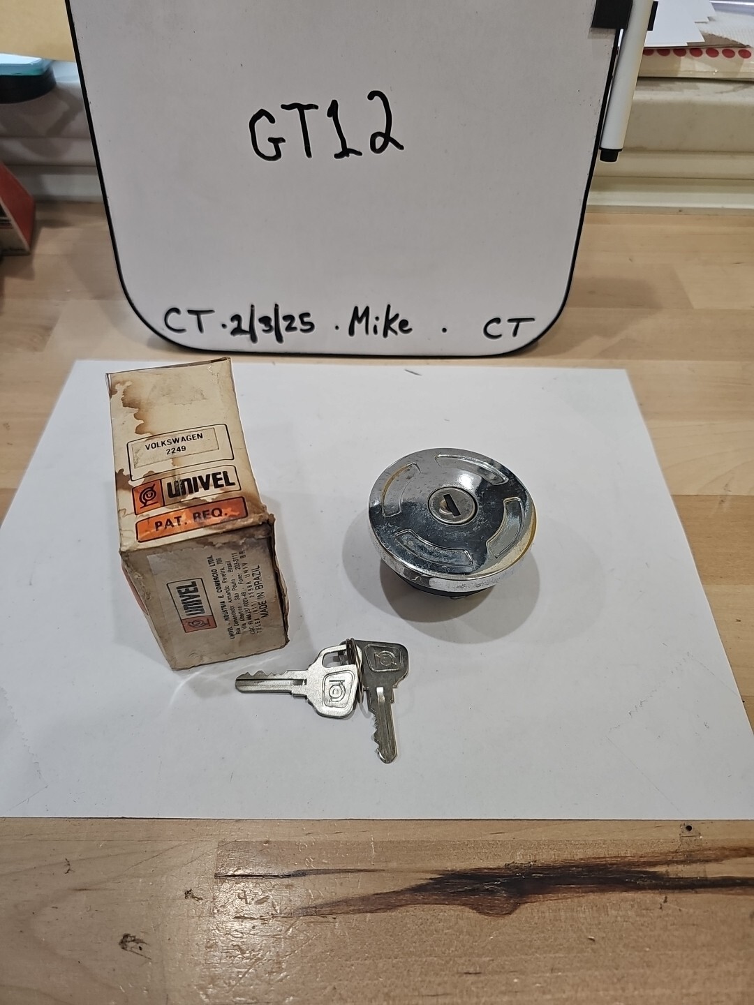 Metal Locking Gas Cap w/ Keys For Volkswagen 2249 Univel - Image 4