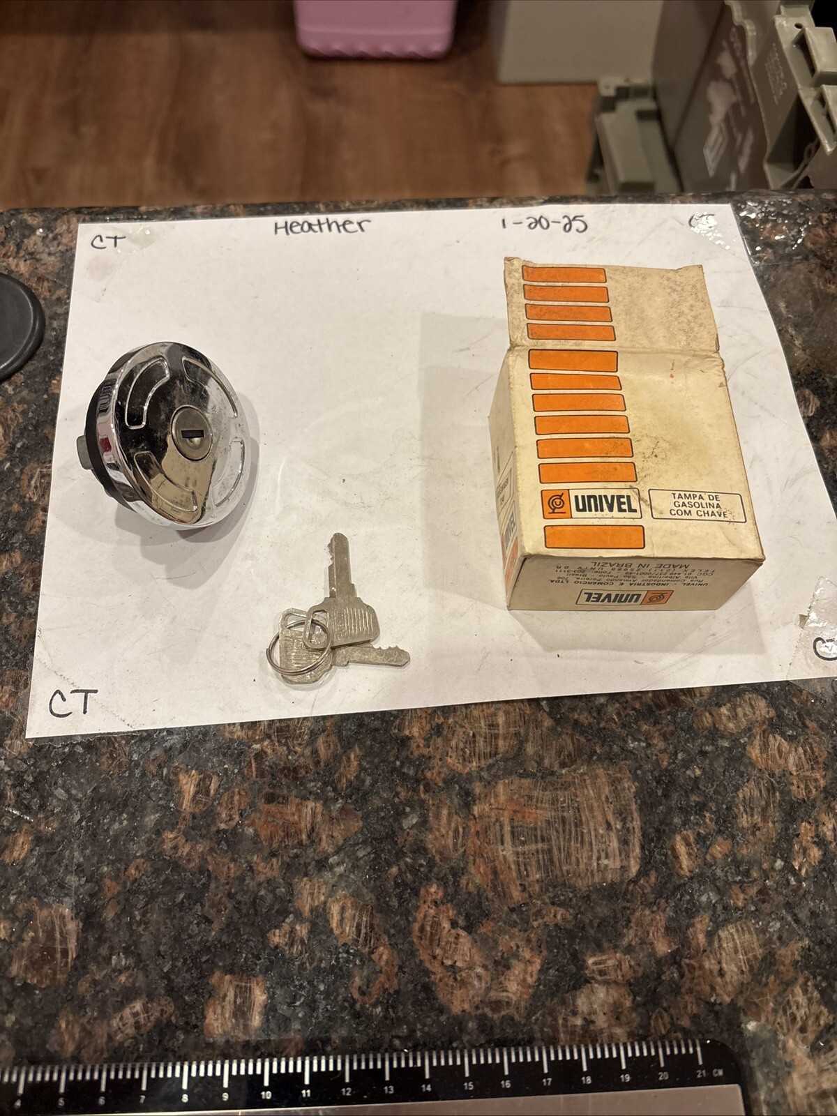 Metal Locking Gas Cap w/ Keys For Volkswagen 2249 Univel