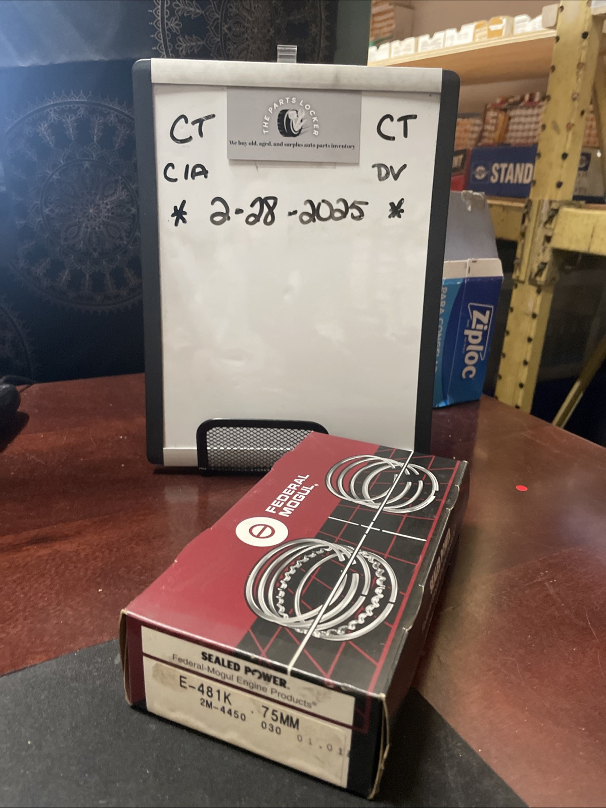 Moly Piston Rings Sealed Power E481K.75MM