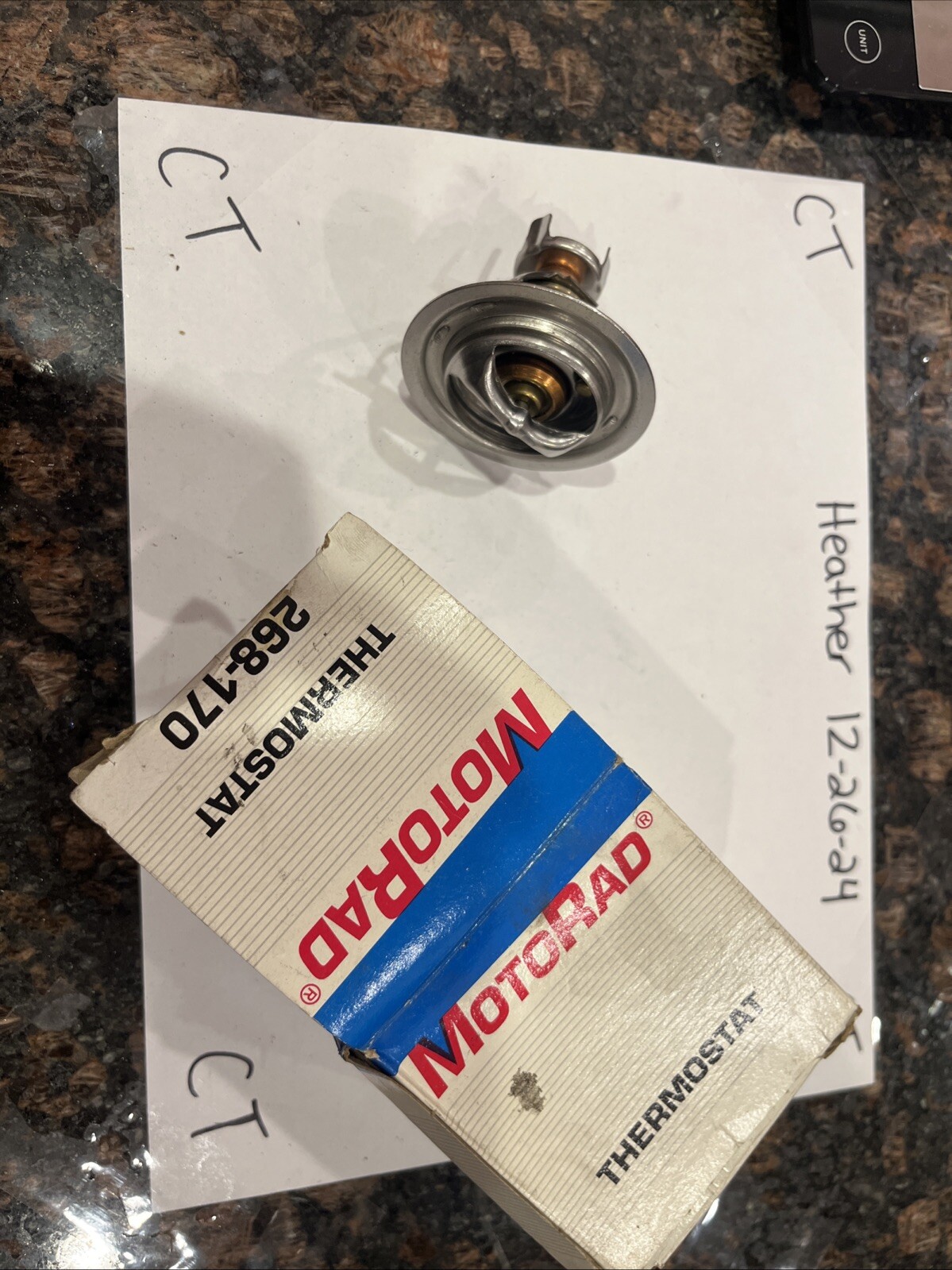 MotoRad 268-170 Engine Coolant Thermostat