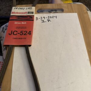 Motorcraft Belt Jc-524 Nos OEM Genuine Ford