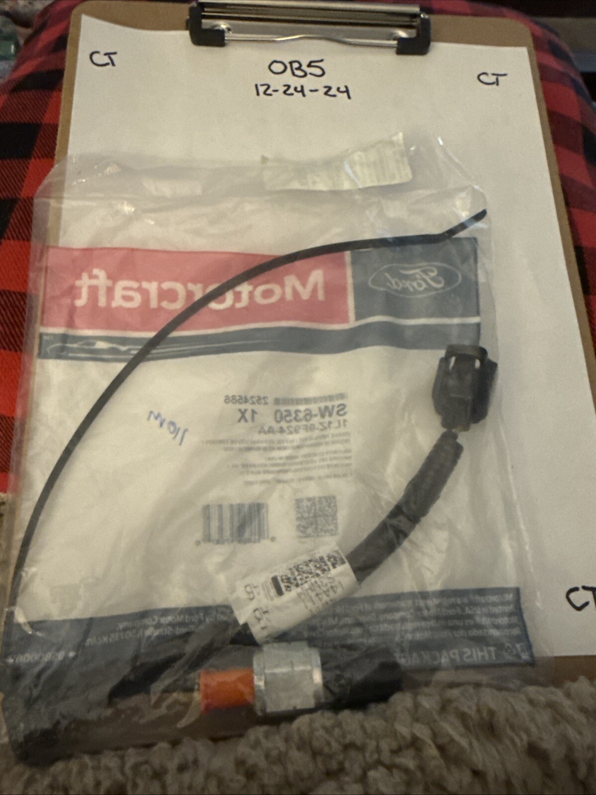 Motorcraft Cruise Control Cutout Brake Switch Repair Kit SW6350 1L1Z9F924AA - Image 3