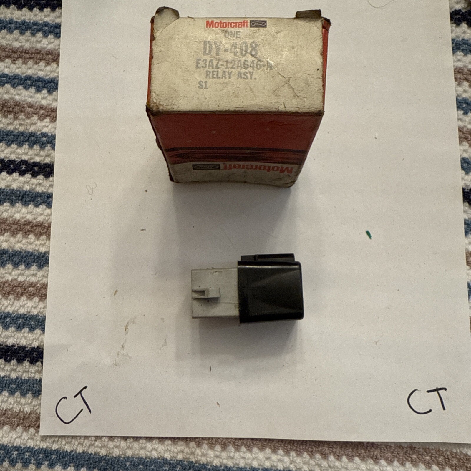 Motorcraft DY-408 EEC Electronic Engine Control PCM Relay E3AZ-12A646-A