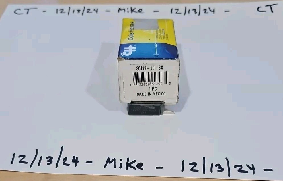 NEW Cole Hersee Type II Circuit Breaker 12 Volt DC 20 Amp 30419-20 - Image 3