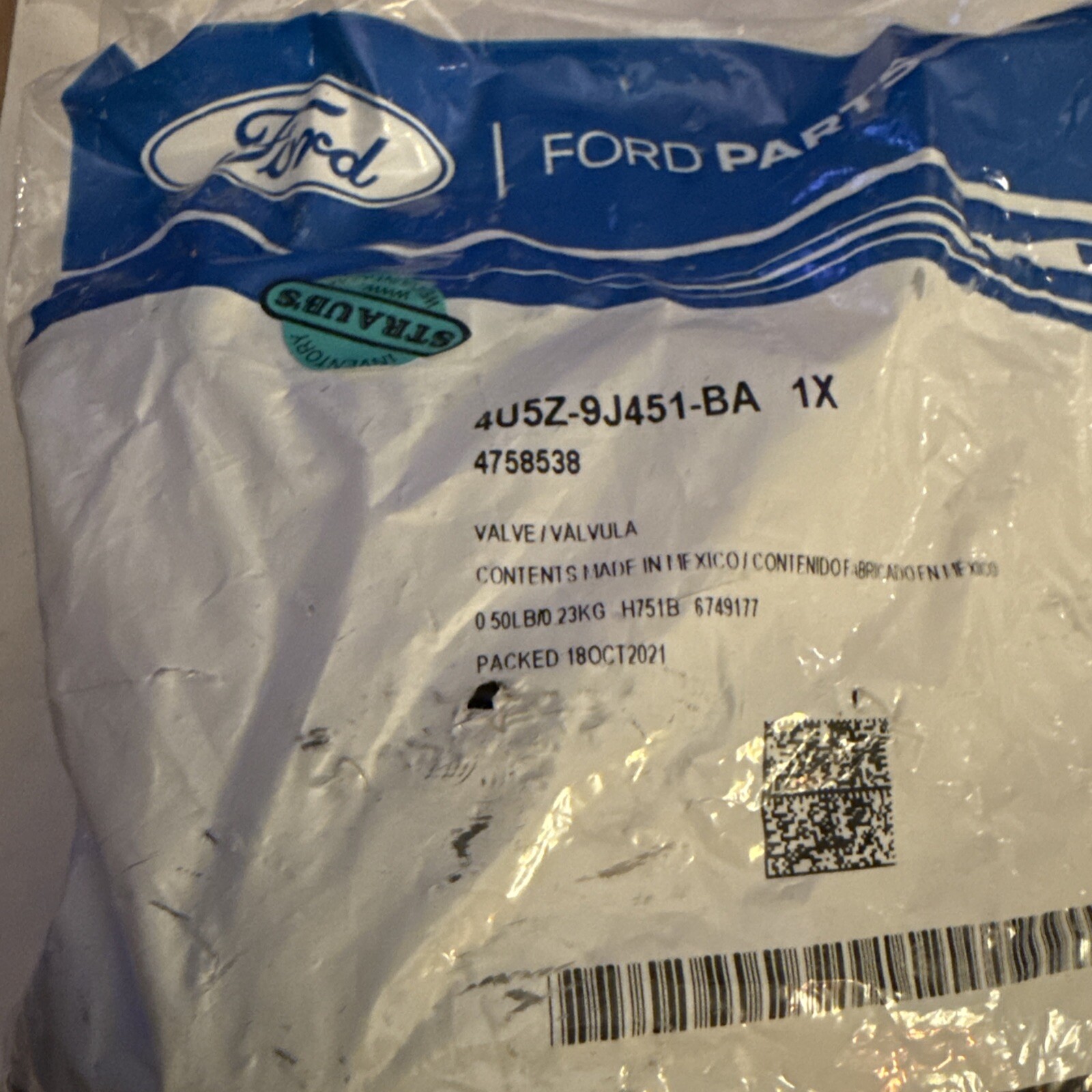 NEW OEM Ford 1998-2011 Explorer Ranger Vapor Canister Purge Valve 4U5Z-9J451-BA - Image 3