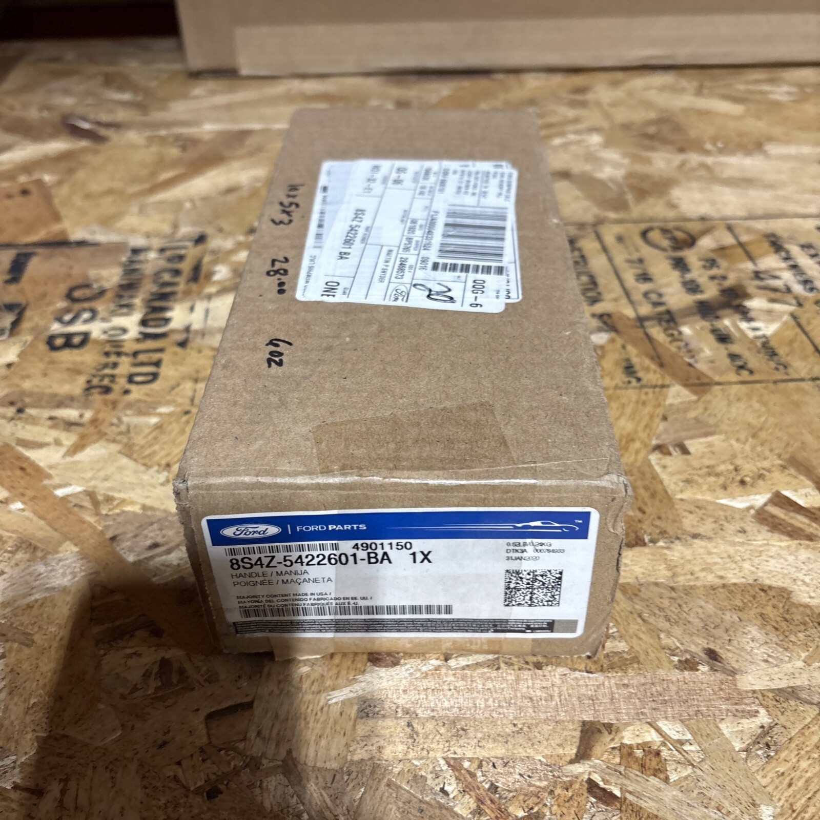 NEW OEM Ford Front Left Interior Door Handle Gray 8S4Z-5422601-BA Focus 08-11