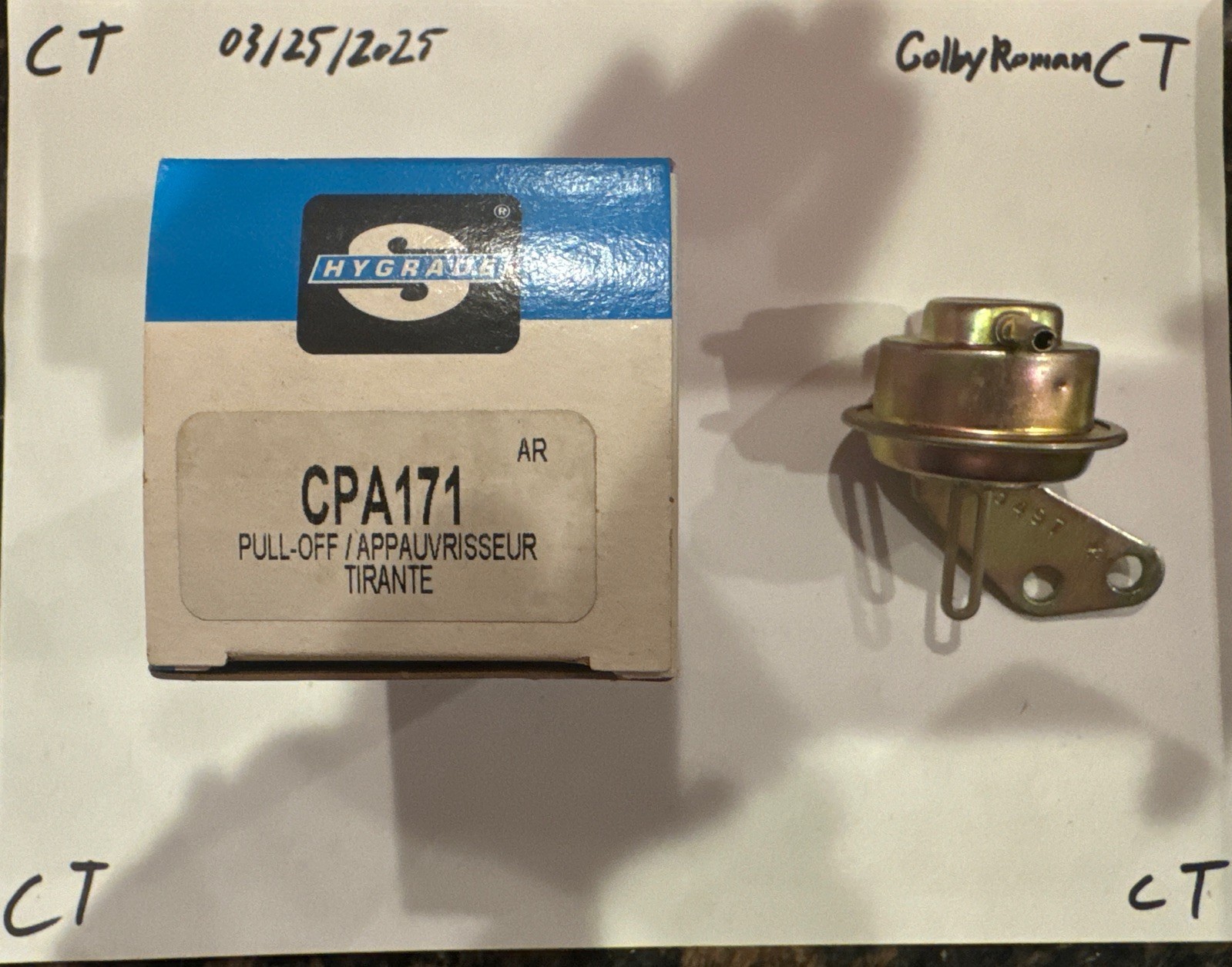 NEW SMP Standard Motor Products Hygrade CPA-171 CPA171 Choke Pull Off - Image 3