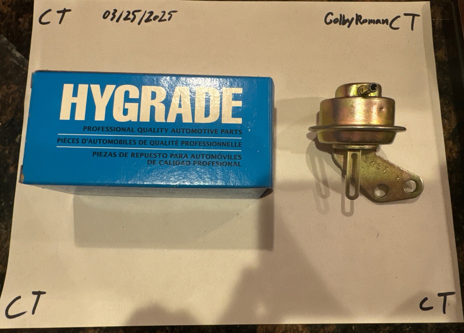 NEW SMP Standard Motor Products Hygrade CPA-171 CPA171 Choke Pull Off
