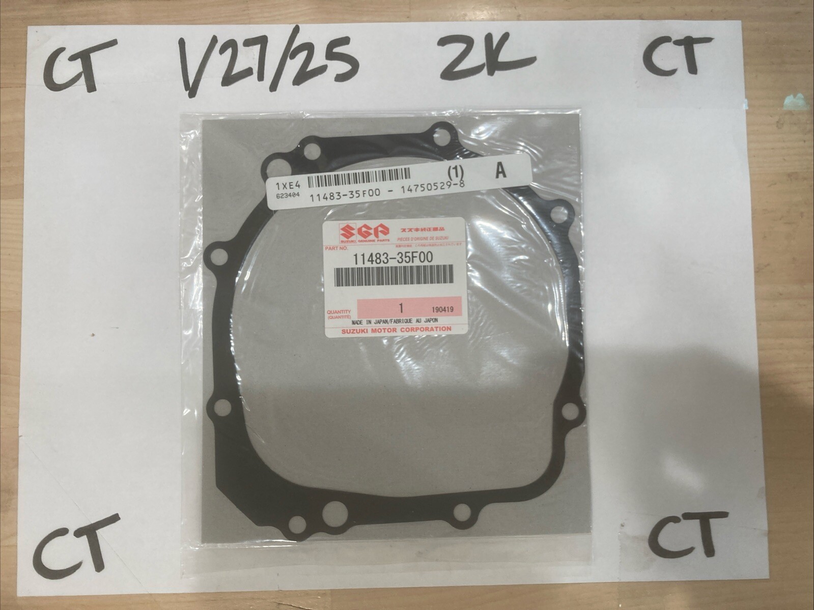 NEW SUZUKI GSX-R GSXR 600 750 1000 OEM LEFT ENGINE STATOR GASKET 11483-35F00