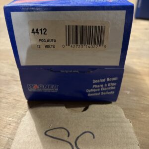 NEW Wagner FOG, Auto- Sealed Beam Light Bulb, 12 Volt - NOS