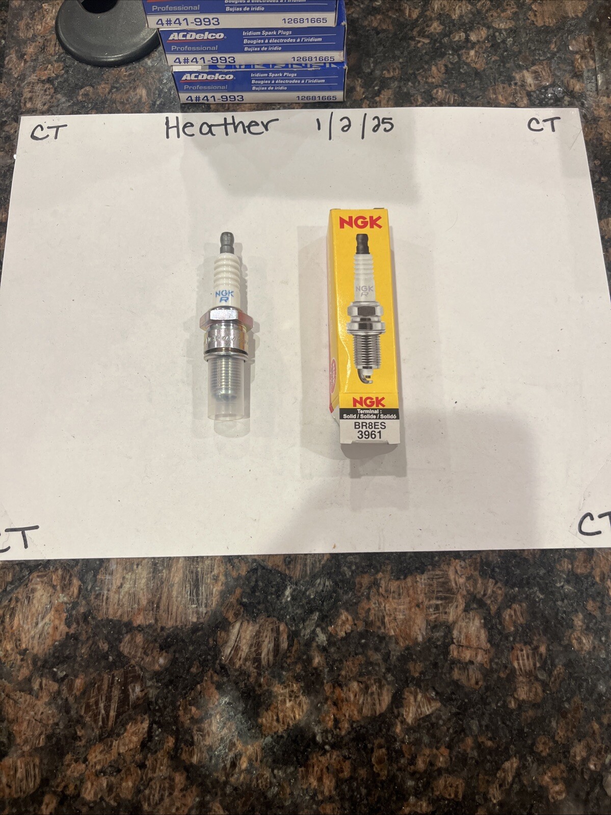 NGK Spark Plug 3961 BR8ES