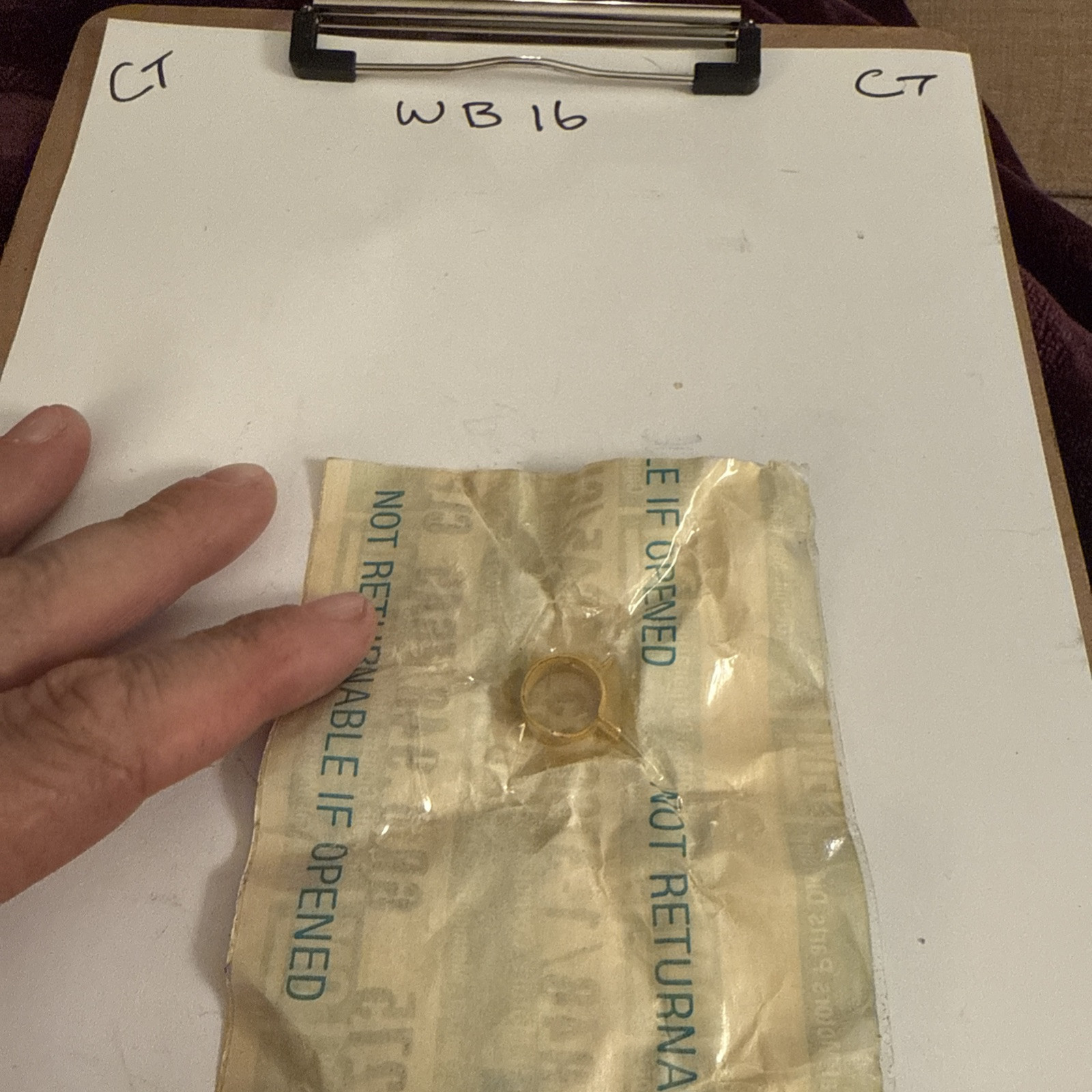 NOS 1964-81 Chevy Pontiac Olds Vette Z28 GTO 442 Multi-use Hose Clamp GM 3786275 - Image 3