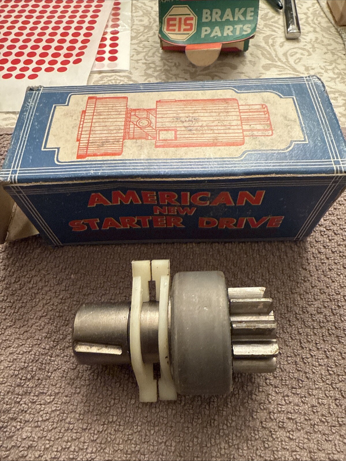 NOS American Reconditioned Starter Drive 9001 Chrysler Dodge