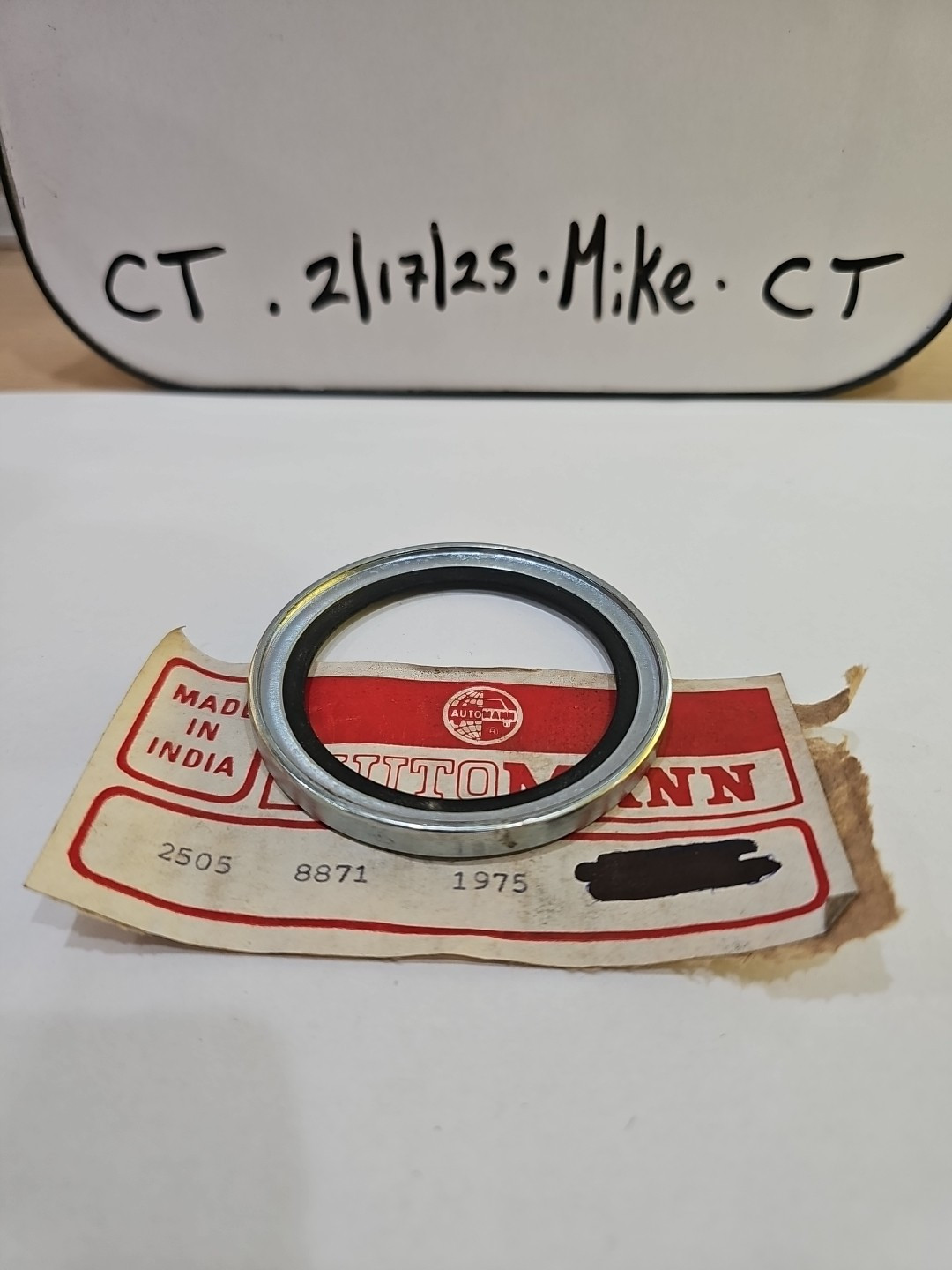 NOS AutoMann Grease Cap/Seal 2505 8871 1975 *Sold Individually - Image 5