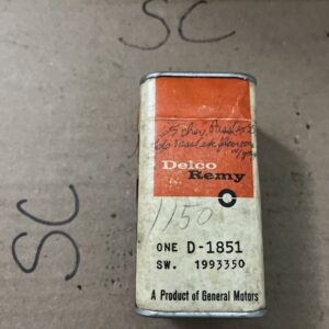 NOS Delco Remy D-1851 Temperature Switch GM 1993350 1956-58 Oldsmobile - Sealed
