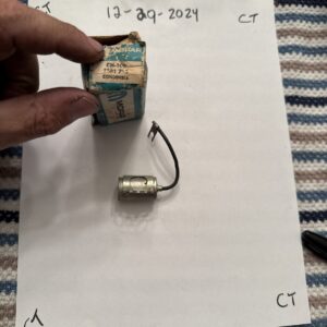 NOS Distributor Condenser CH-102 Mopar Dodge Desoto Plymouth Chrysler 1881723