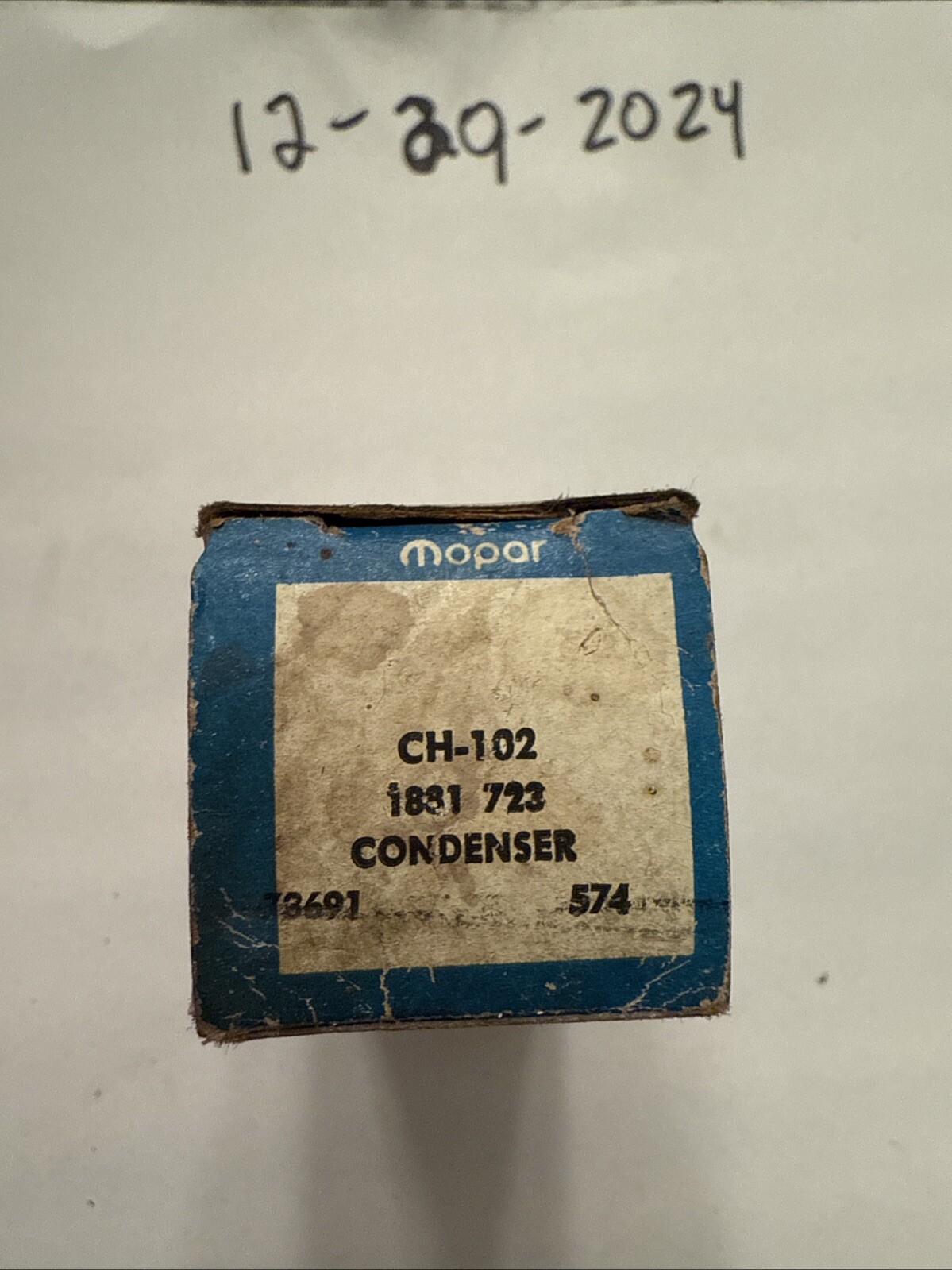 NOS Distributor Condenser CH-102 Mopar Dodge Desoto Plymouth Chrysler 1881723 - Image 5