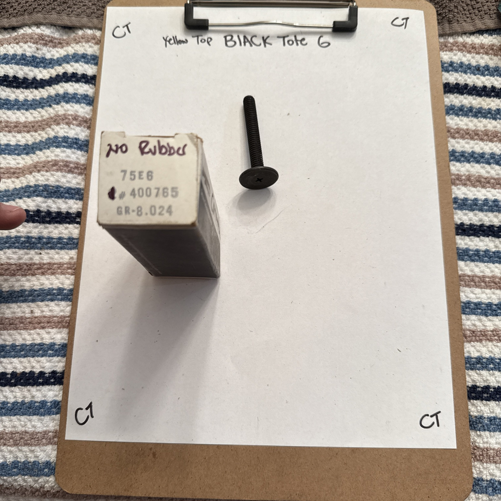 NOS GM 400765 1970-1981 CAMARO FIREBIRD HOOD ADJUSTMENT BUMPER BOLT F BODY