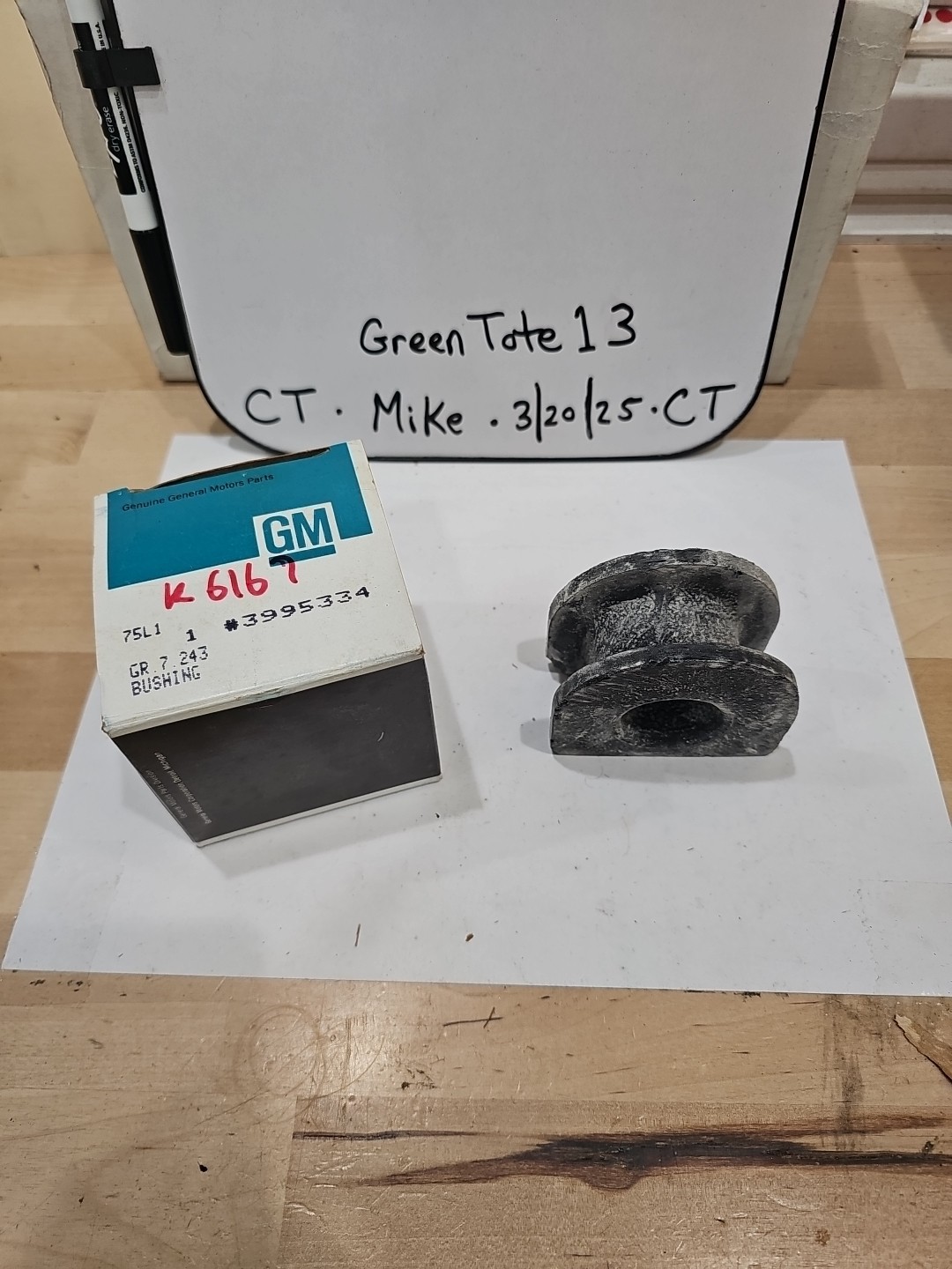 NOS GM 68-72 Chevy GMC Truck Conversion Sway Bar Bushing # 3995334