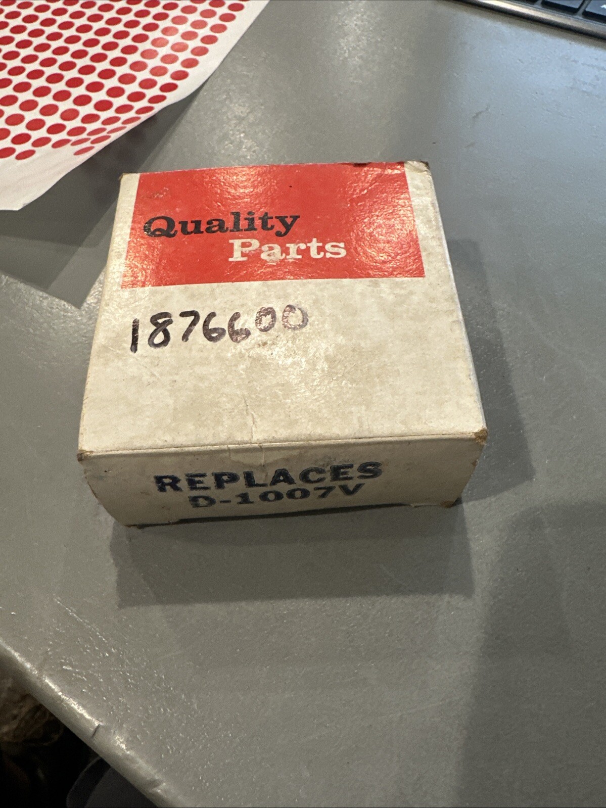 ‘NOS’ GM Ignition ‘Uni-Set’ GM #1876600 .. Points + Condenser .. Delco #D-1007