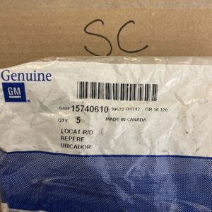NOS Genuine GM OEM Rear Side Door Hinge Locator 15740610 Sold Individually