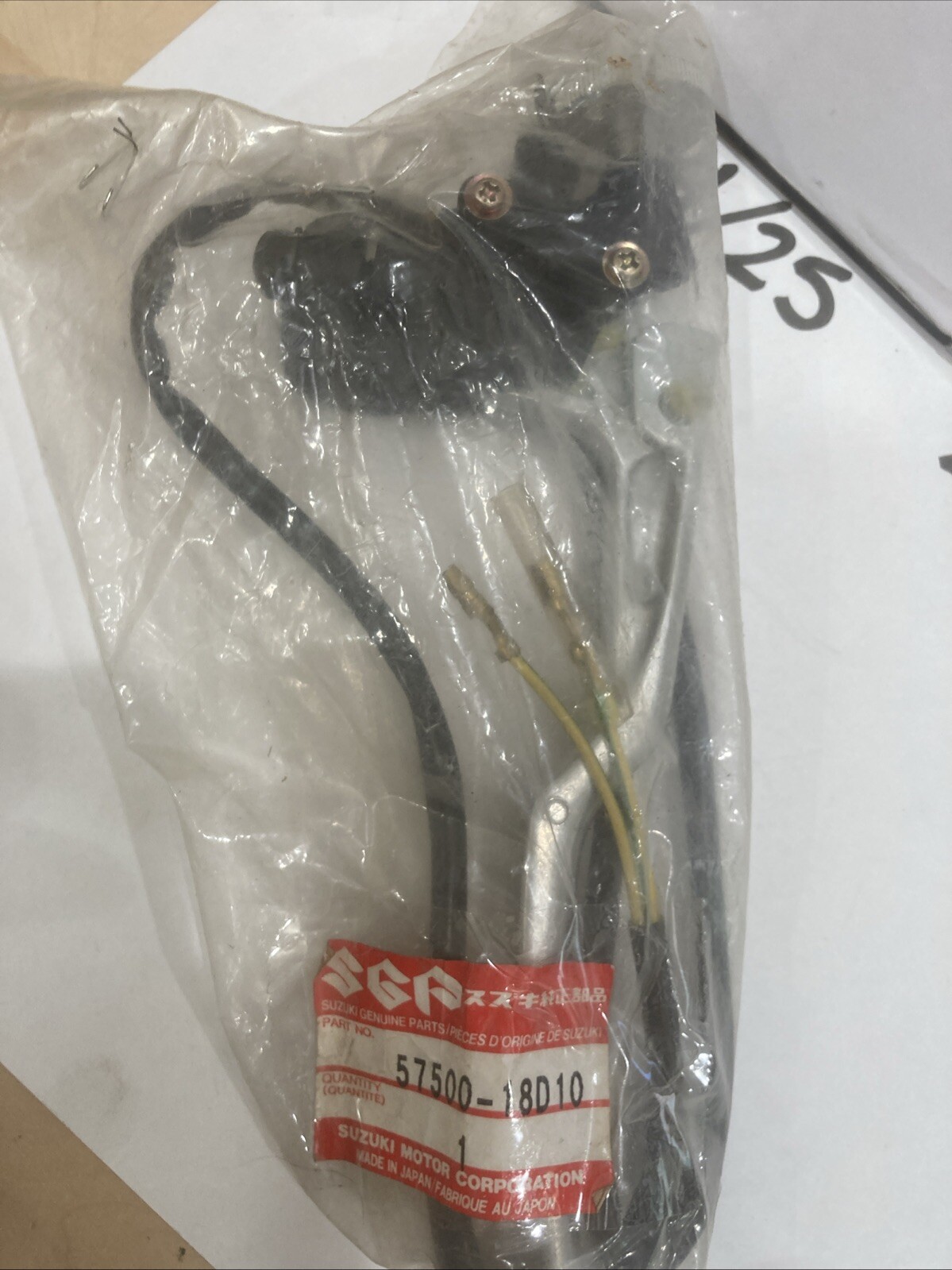 NOS SUZUKI GSX-R750 91-95 LEFT CLUTCH LEVER ASSY GSXR 600 92-93 #57500-18D10 - Image 4