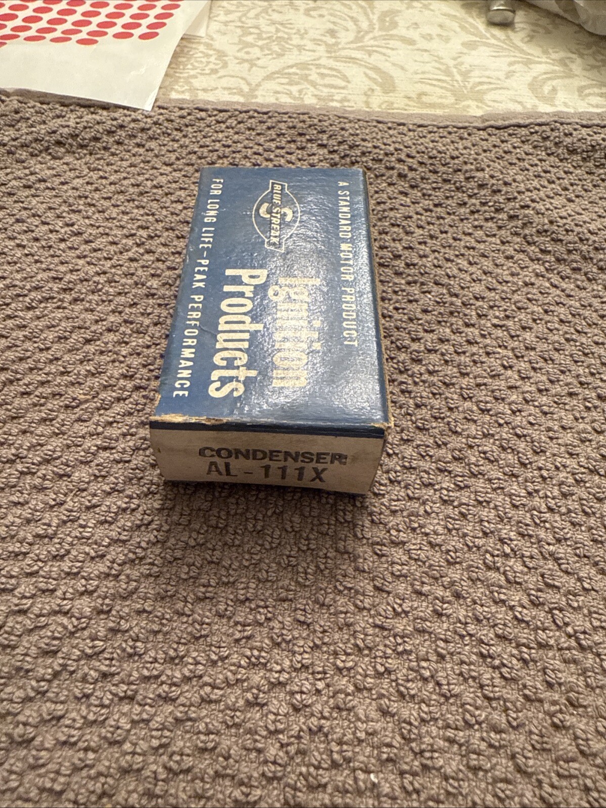 NOS Standard Motor Product Blue Streak AL-111X Distributor Ignition Condenser