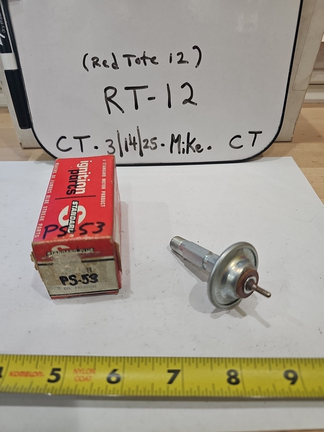 NOS Standard Oil Pressure Switch PS53